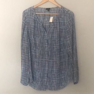 Talbots blouse, size L. Long sleeves. Buttons down the front.